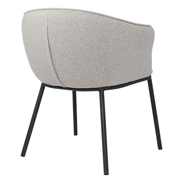 Стул paal, букле, серый Bergenson Bjorn