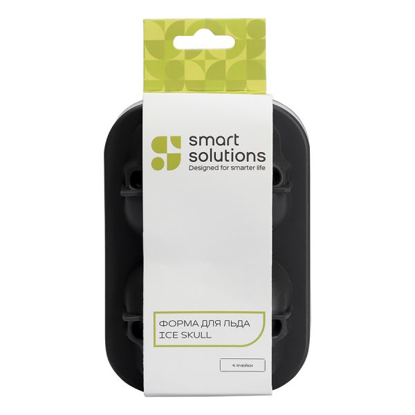 Форма для льда ice skull, графит Smart Solutions