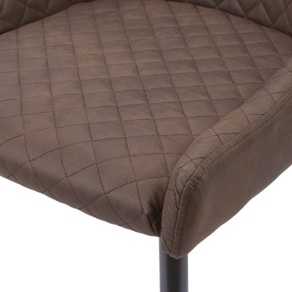 Стул calvin, экокожа, темно-коричневый Bergenson Bjorn