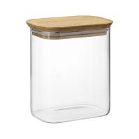 Банка для хранения прямоугольная glass acacia, 950 мл Smart Solutions