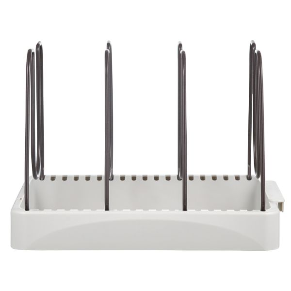 Органайзер для посуды ronja, 26,8х20,5 см, светло-серый/темно-сливовый