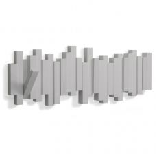 Вешалка настенная Sticks серая