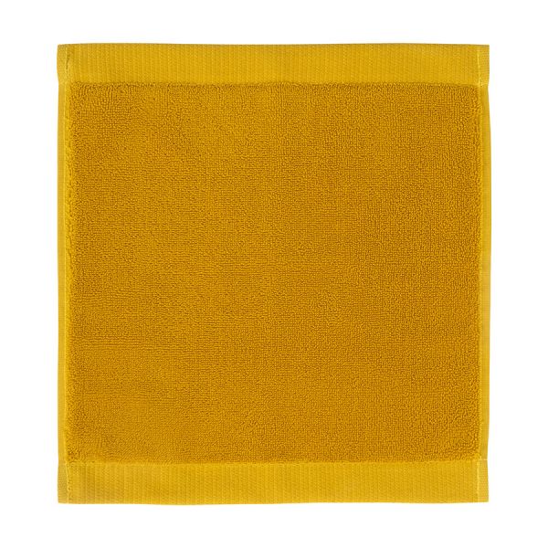 Полотенце для лица цвета охры из коллекции essential, 30х30 см Tkano
