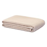 Полотенце банное из умягченной вафли кремового цвета из коллекции essential, 70x140 см Tkano