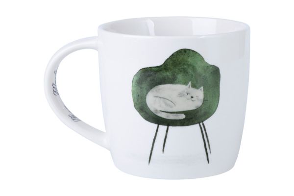 Кружка Кот в кресле 400 мл фарфор в подарочной упаковке Maxwell & Williams