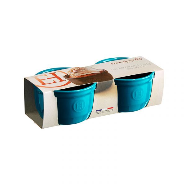 Рамекин №10 набор 2 шт, цвет: лазурь     (6)     604010