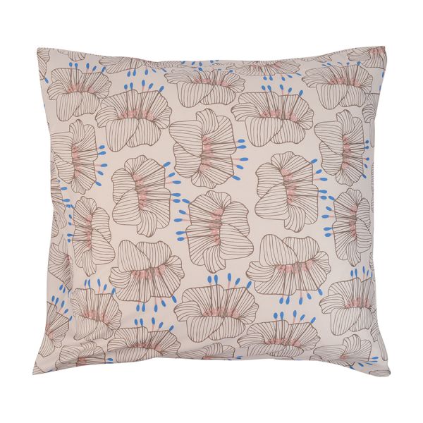 Набор из двух наволочек из сатина с принтом 'Цветы' из коллекции prairie 70х70 см