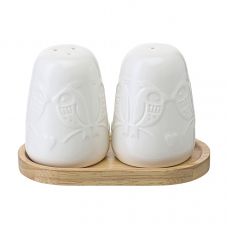 Набор для соли и перца birds of paradise на деревянной подставке Liberty Jones