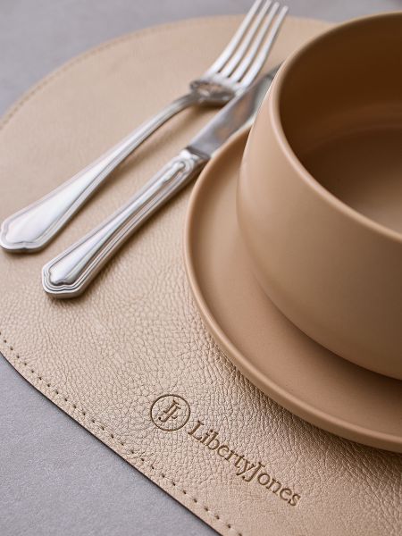 Салфетка сервировочная pool, 30х45 см, коричневая/золотистый металлик Liberty Jones