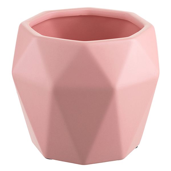 Горшок цветочный rhombus, 13,5 см, матовый розовый Liberty Jones