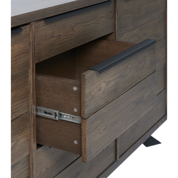 Комод unique furniture arno 3 секции 169,8х45х85 см