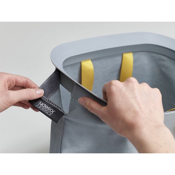 Корзина для белья tota™ 90 л серая