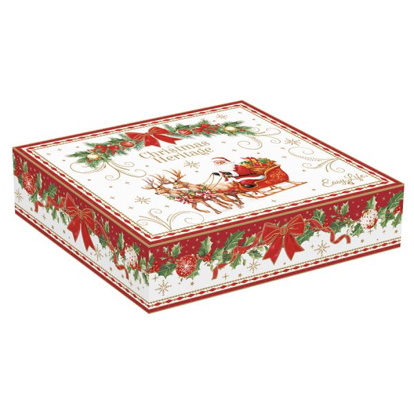Поднос декоративный christmas heritage 14х11 см Easy Life
