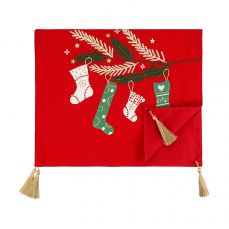 Дорожка на стол winter wishes из коллекции new year essential, 45х150 см Tkano