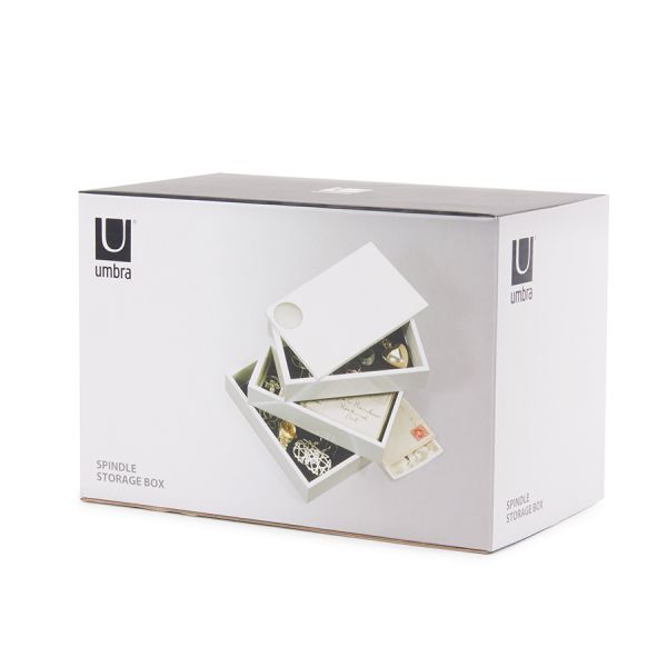 Шкатулка Spindle белая