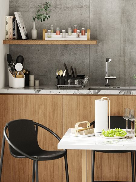 Органайзер для столовых приборов bellwood, белый/натуральное дерево Umbra
