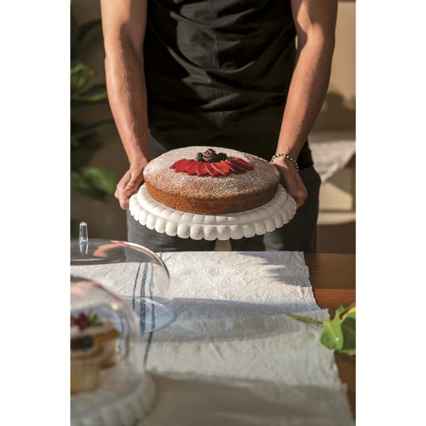 Блюдо сервировочное tiffany 36 см молочно-белая Guzzini