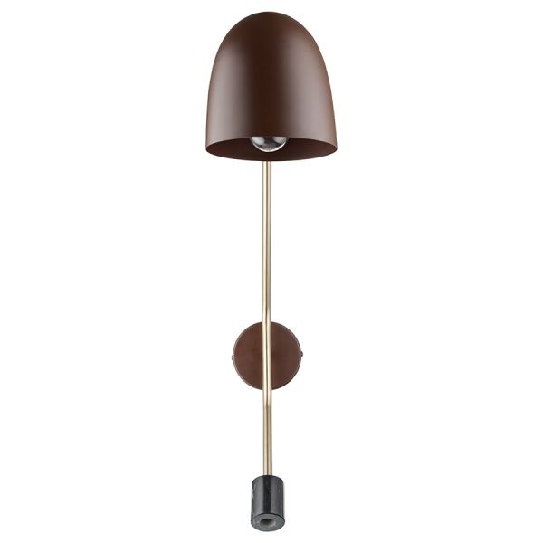 Светильник настенный fedd, D48х63 см, сливовый Bergenson Bjorn