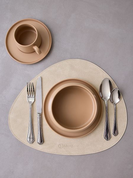 Салфетка сервировочная drop, 33х41 см, темно-коричневая/молочная Liberty Jones