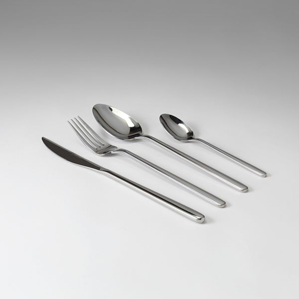 Набор столовых приборов pure на 6 персон, 24 предмета, серебристые глянцевые Liberty Jones