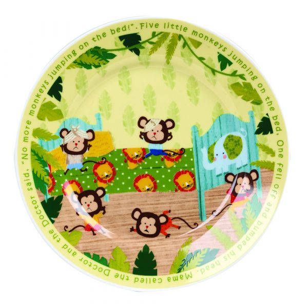 Набор посуды для сервировки CHURCHILL «Обезьянки» детский 4 предмета в коробке 