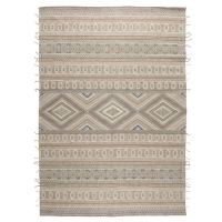 Ковер из хлопка шерсти и джута с геометрическим орнаментом из коллекции ethnic 160х230 см