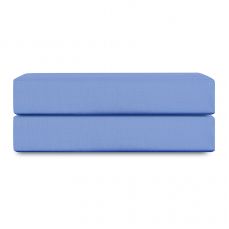 Простыня на резинке из премиального сатина сиреневого цвета из коллекции essential, 180х200х30 см Tkano
