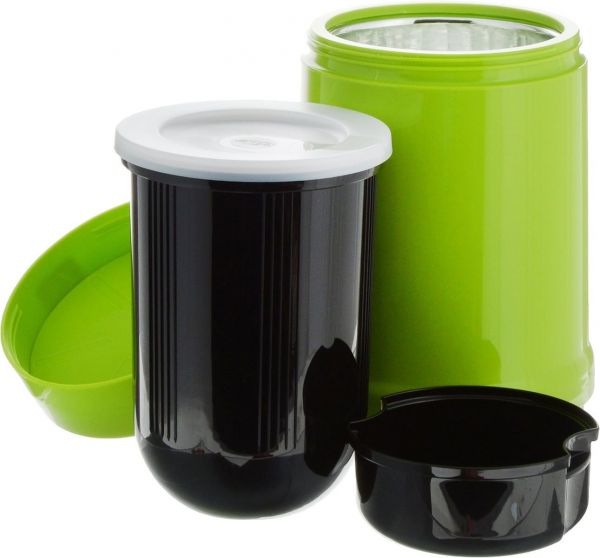 Термос ROCKET для еды 1.4л 2 контейнера зеленый     (2)     3100514536