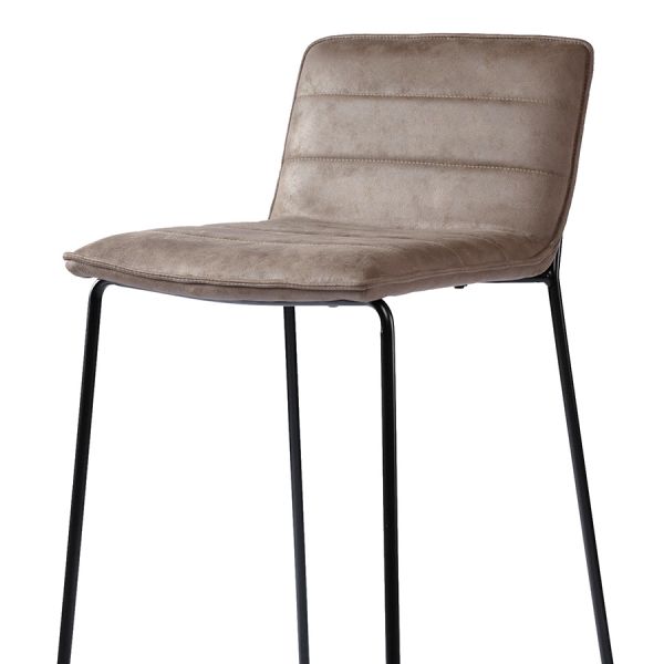 Стул барный terence темно-коричневый экокожа