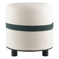 Пуф andrin, светло-бежевый/зеленый Bergenson Bjorn