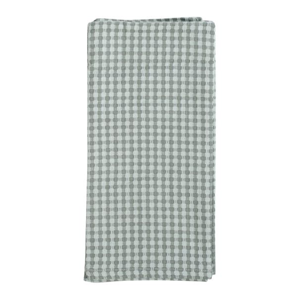 Набор вафельных кухонных полотенец серого цвета из умягченного хлопка из коллекции Essential 50х70