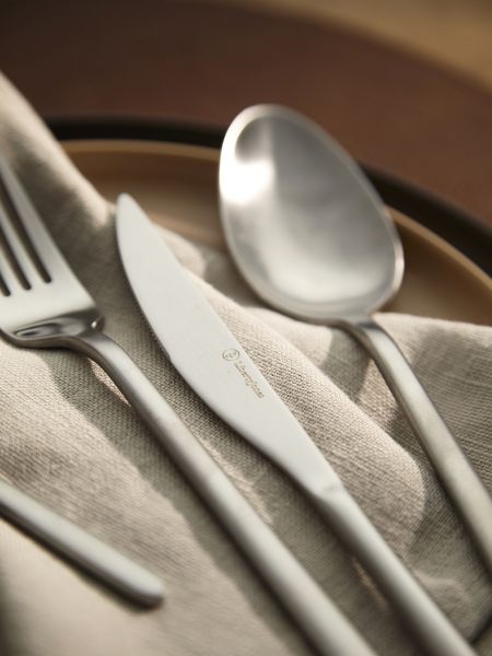 Набор столовых приборов pure на 6 персон, 24 предмета, серебристые матовые Liberty Jones