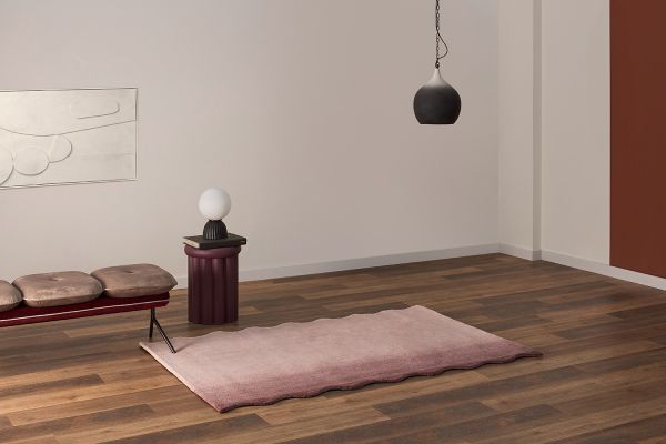 Ковер из шерсти over horizon 120x180 см цвета марсала из коллекции trendy ruffles Tkano