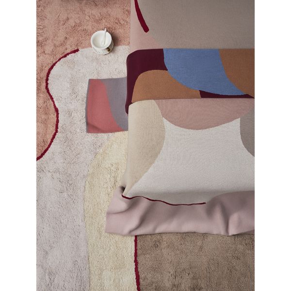 Плед из хлопка с авторским принтом из коллекции freak fruit