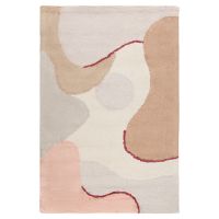 Ковер из хлопка бежевого цвета с авторским принтом из коллекции freak fruit 200х300 см