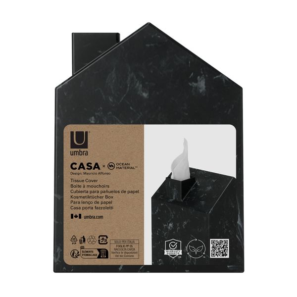 Бокс для салфеток casa, черный Umbra