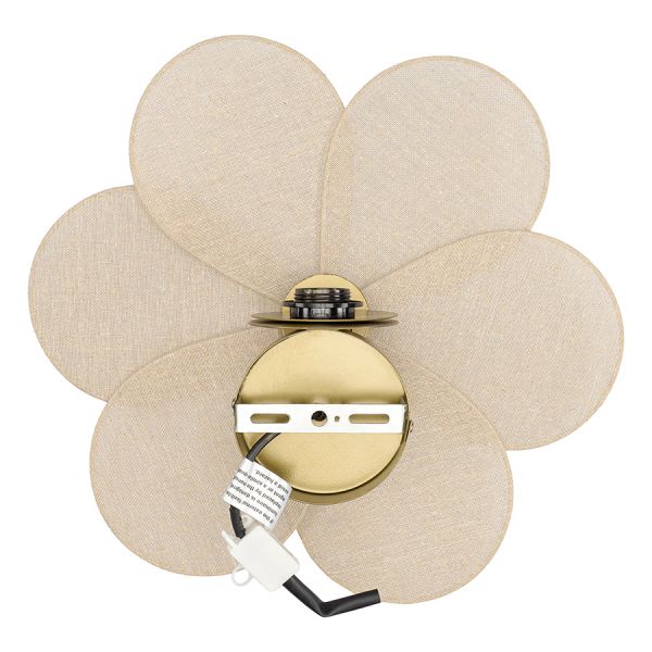 Светильник настенный kamille, D44 см, бежевый Bergenson Bjorn