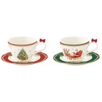 Набор кофейных чашек christmas heritage 120 мл, 2 шт Easy Life