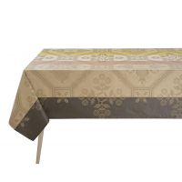 Скатерть с покрытием 175х250 см, 100% хлопок, бежевый, HACIENDA Le Jacquard Francais 27040