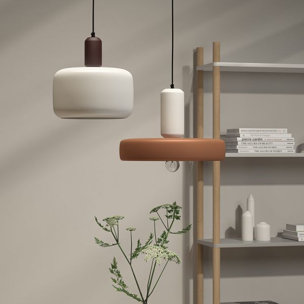 Светильник потолочный juko, D30х32 см, вишневый Bergenson Bjorn