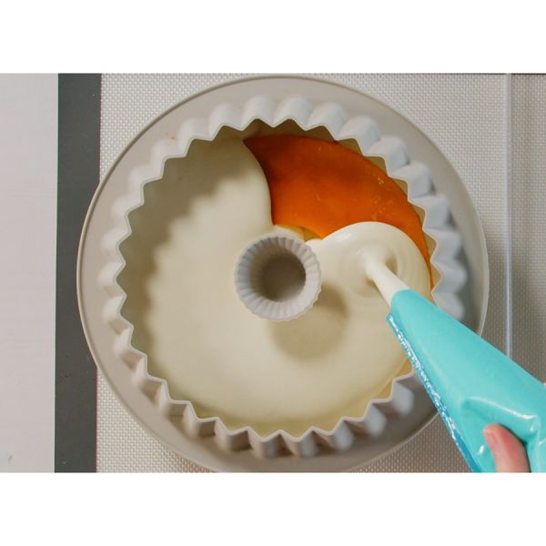 Форма для приготовления пирогов и кексов raggio 19,5 6,8 см силиконовая