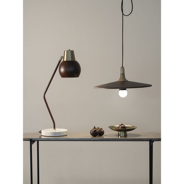 Светильник подвесной mango pyor, D40х13 см, сиреневый Bergenson Bjorn