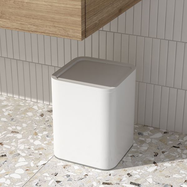 Контейнер для мусора tyer 7 л, белый/серый Bergenson Bjorn Bath