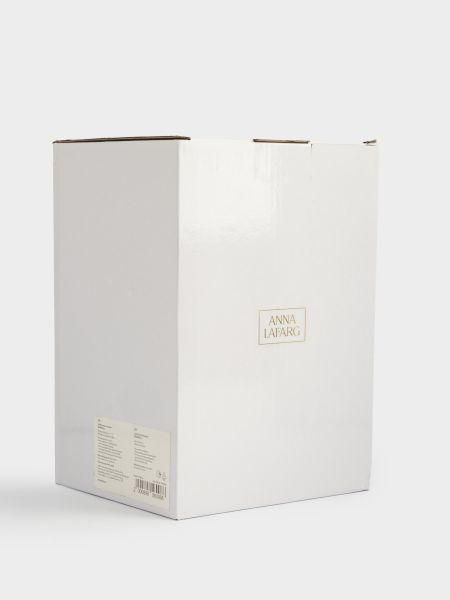 Конфетница 22х15 см, фарфор, бело-голубая, Снеговик, Snowfall Anna Lafarg
