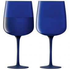 Набор бокалов для вина arc contrast, 330 мл, синий, 2 шт LSA International