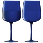 Набор бокалов для вина arc contrast, 330 мл, синий, 2 шт LSA International