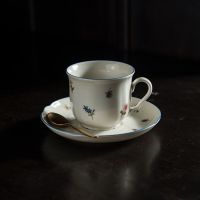 Кружка 220 мл, фарфор цвета слоновой кости, синий, Marieluise, 001.299660(4003106008754), SELTMANN