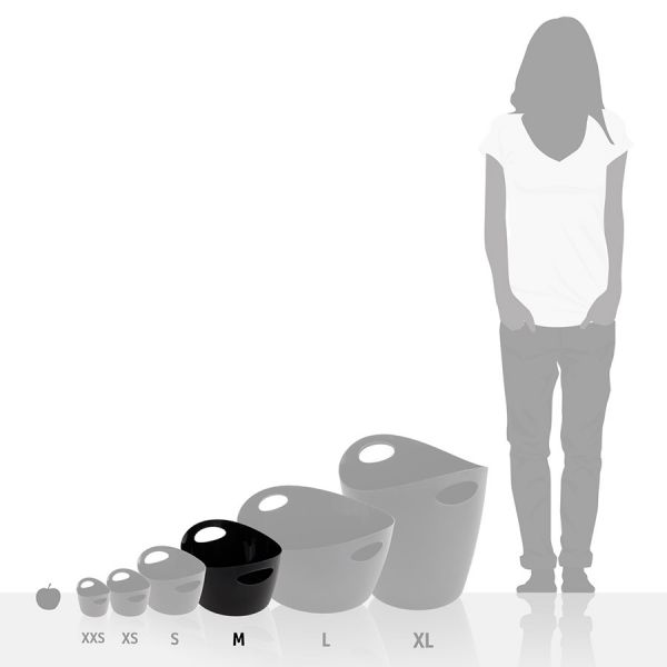 Контейнер для хранения bottichelli m 4,5 л organic белый