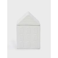 Емкость для хранения 11х16 см, керамика, молочная, Дом с венком, Townlet ANNA LAFARG