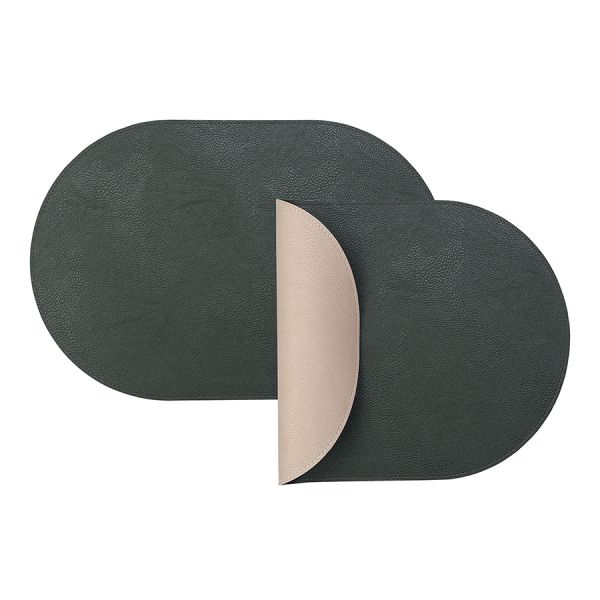 Набор из 4-х двухсторонних сервировочных салфеток pool, 30х45 см, зеленый/бежевый Liberty Jones